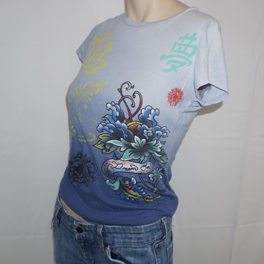 Romeo & Juliet Couture - Short Sleeve Tee Top - L